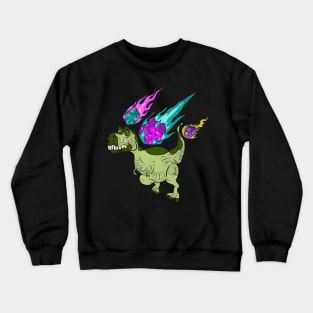 Dinosaur Impact Meteorite Cool Meteor Shower Tyrannosaurus Crewneck Sweatshirt